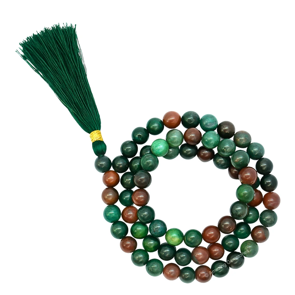 Bloodstone Mala (Without Knot)