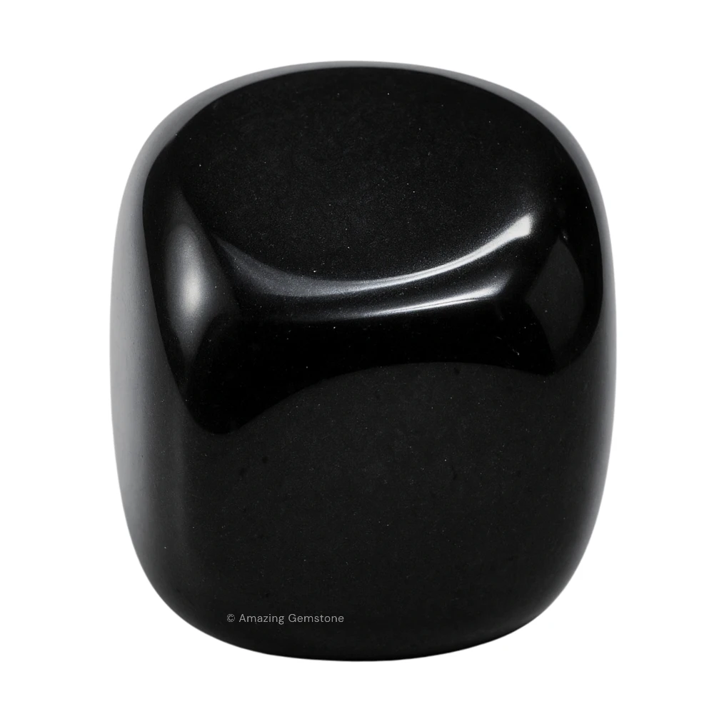 Tumbled Black Obsidian Stone Crystals (1000+ Carats)