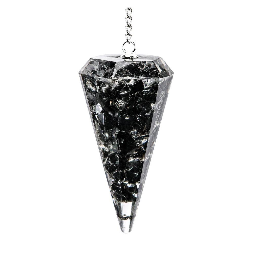 Black Obsidian Orgone Pendulum
