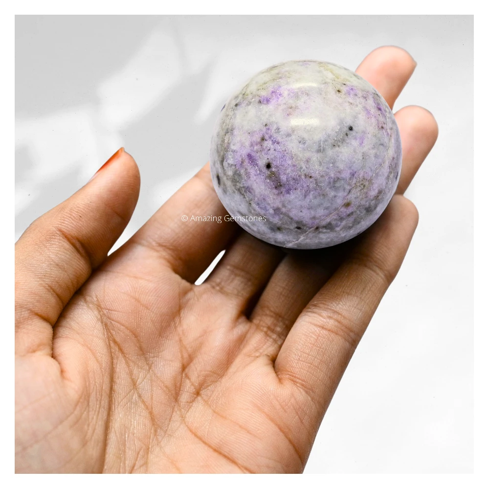 Hackmanite Sphere (1.5 Inch)