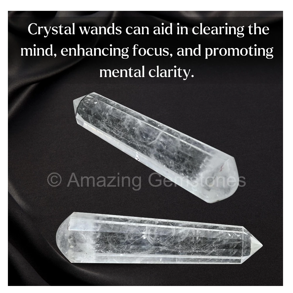 Clear Quartz Wand (Faceted)
