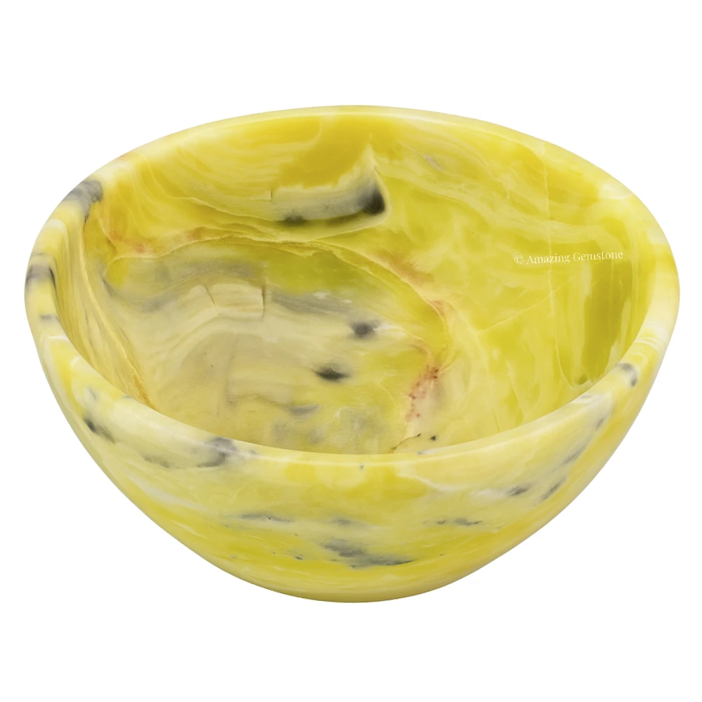 Serpentine Crystal Bowl - 3 Inch