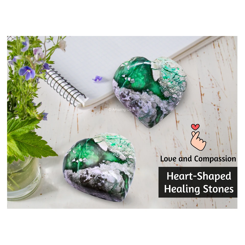Variscite Heart