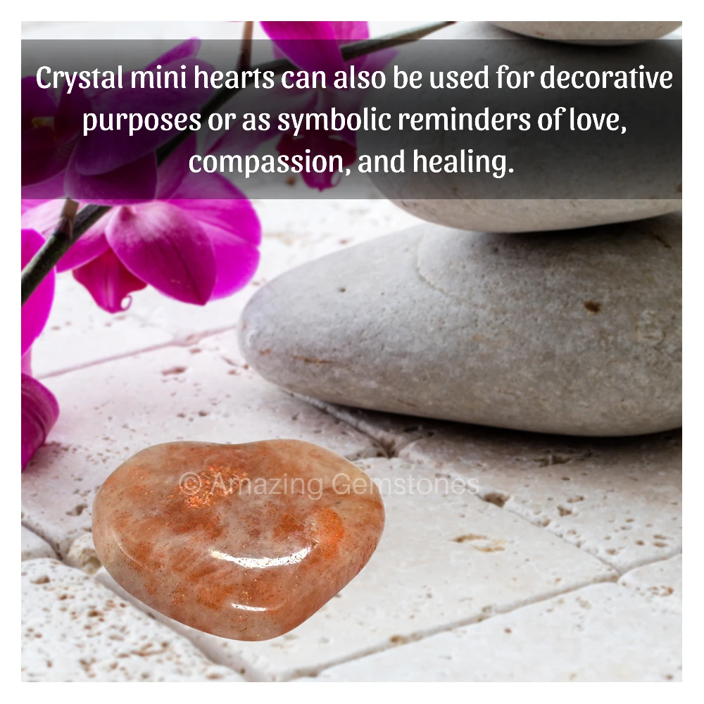 Sunstone Heart (Pack of 2)