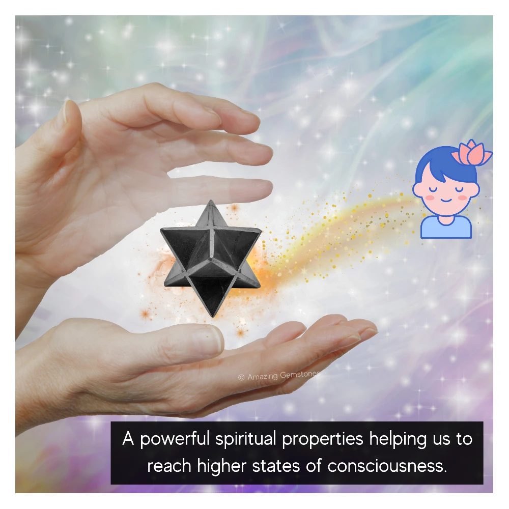Shungite Merkaba (15-20 mm)