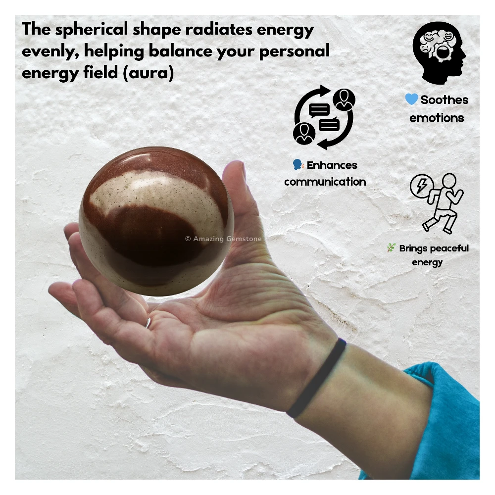 Narmada Shiva Lingam Sphere (2 Inch)