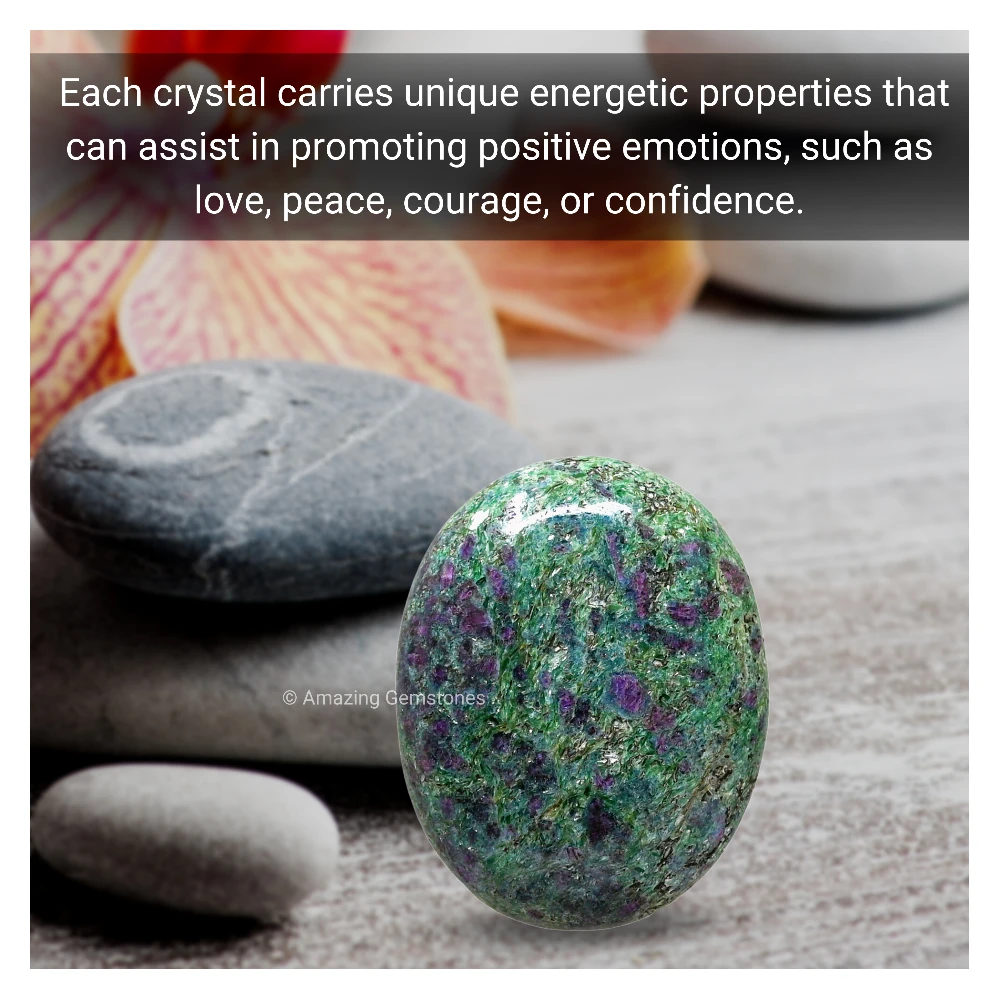 Ruby Fuchsite Palm Stone