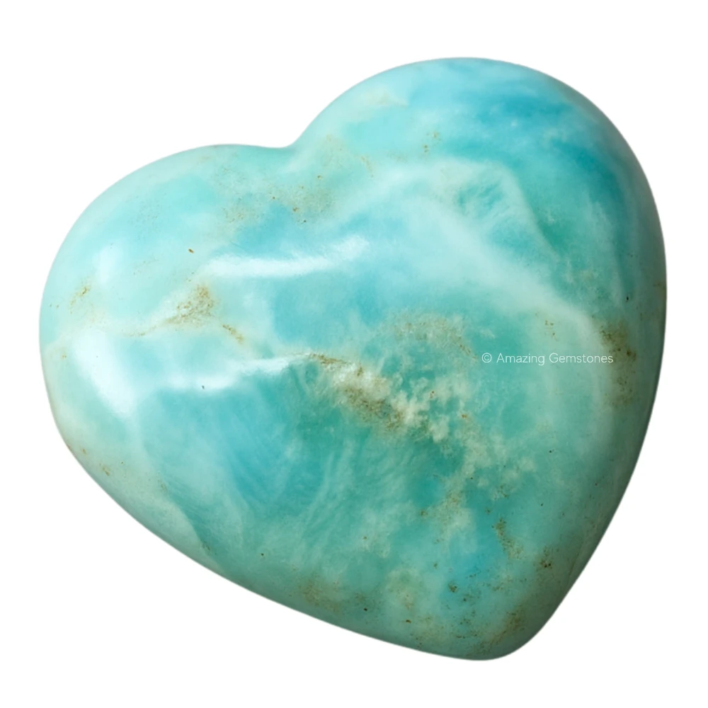 Caribbean Calcite Heart