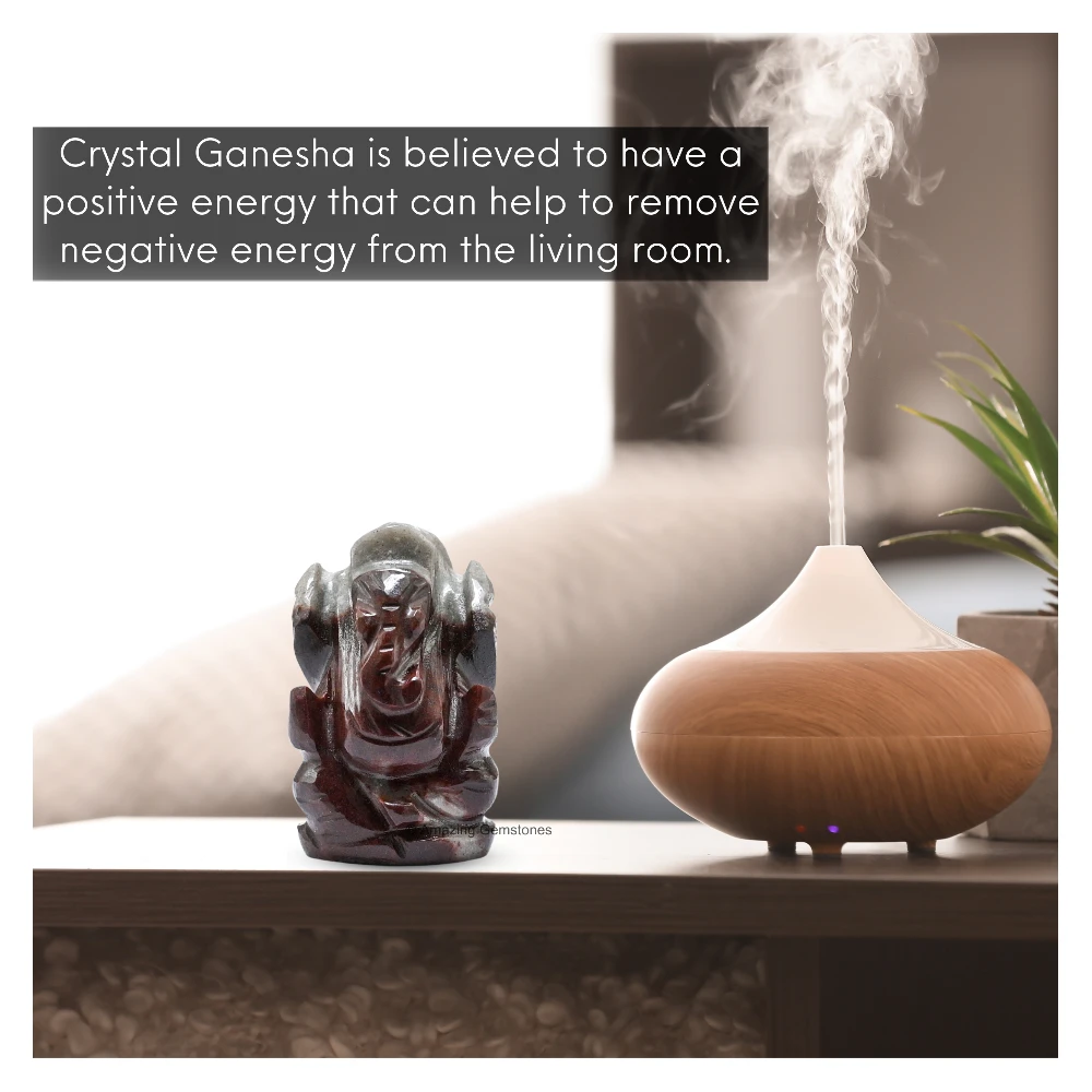 Narmada Shiva Lingam Ganesha Crystal Idol