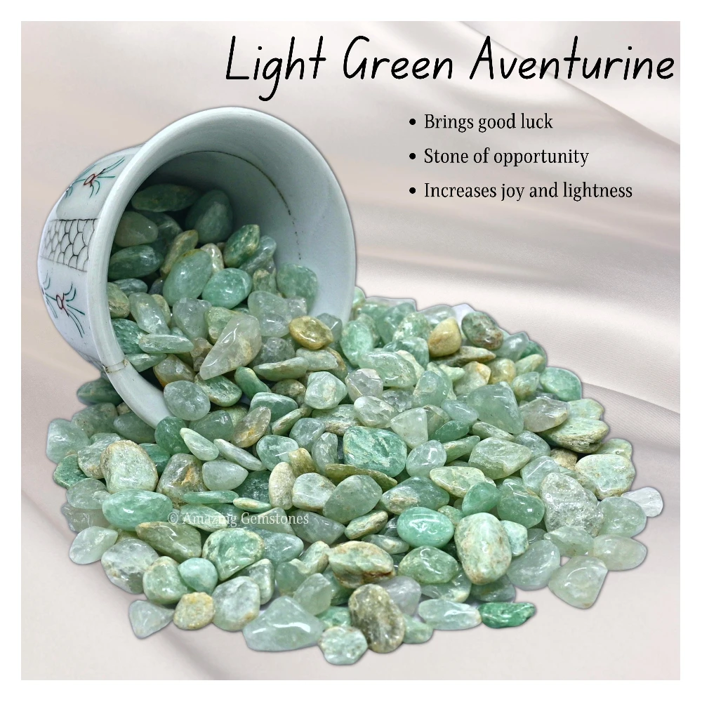 Light Green Aventurine Chips (1LB)