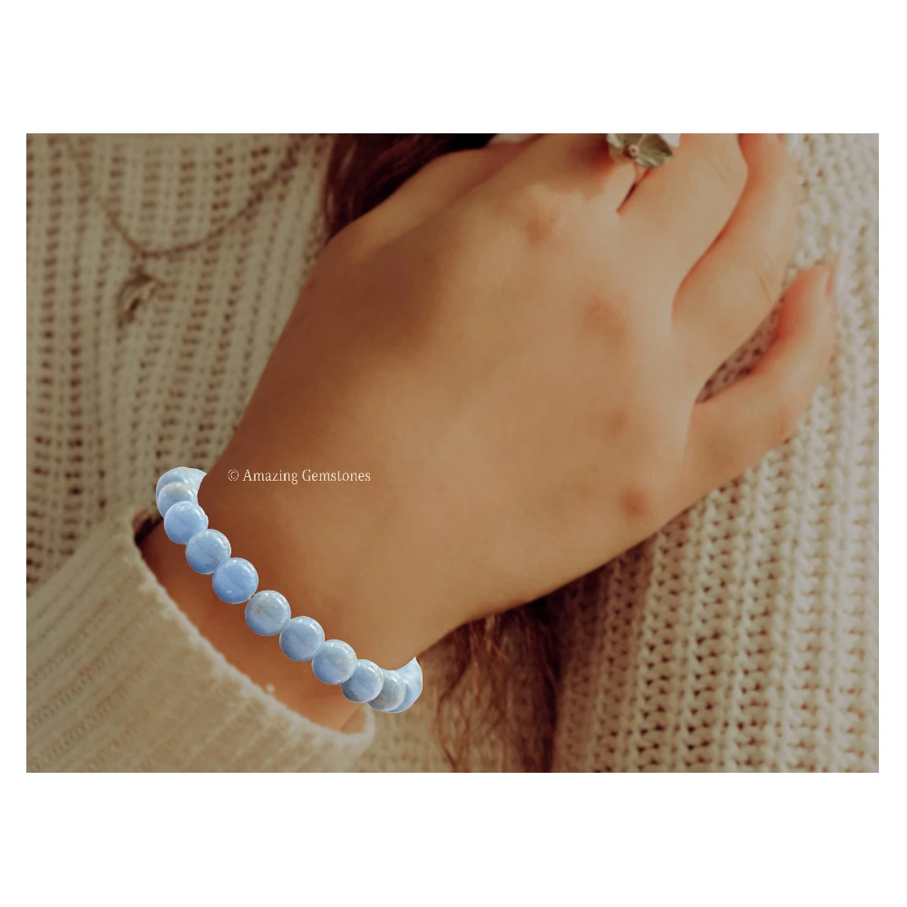 Angelite Bracelet (Strechable)