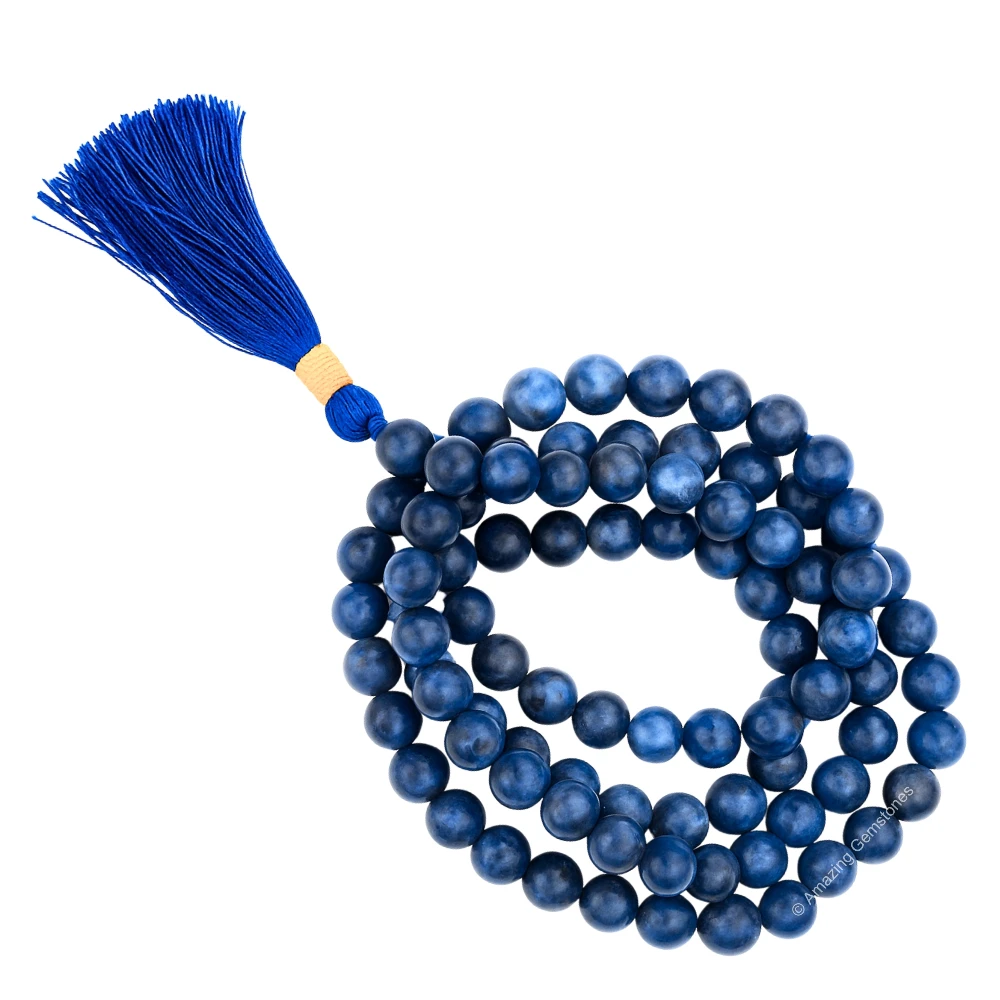 Sodalite Mala (Without Knot)