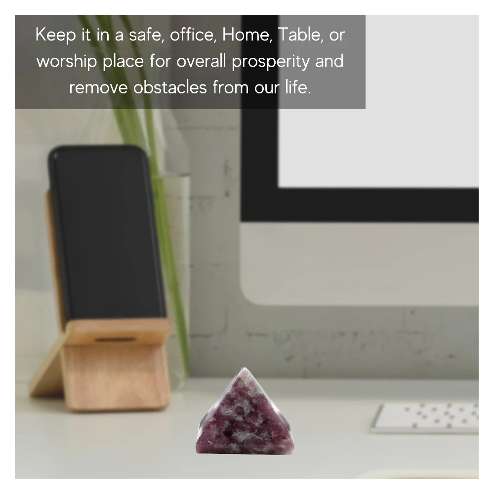 Lepidolite Pyramid (1 Inch)