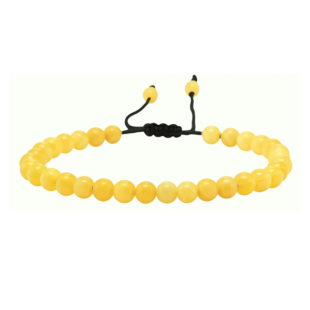 Yellow Calcite Anklet