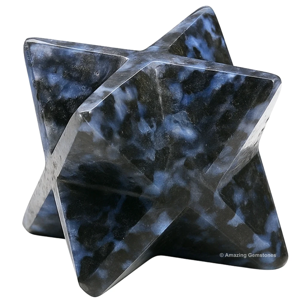 Indigo Gabbro Merkaba (20-25 mm)