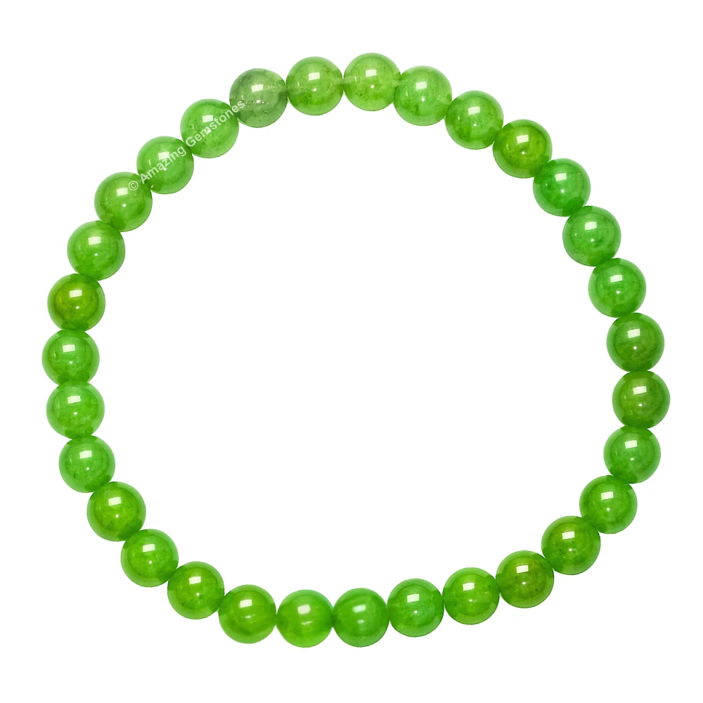 Green Aventurine Healing Crystal Bracelets - 6mm Beads