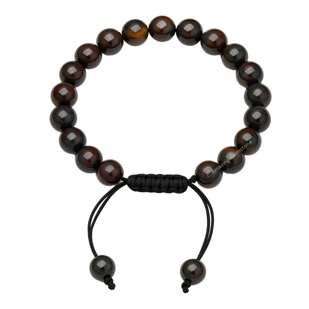 Iron Tiger Eye Bracelet (Adjustable)