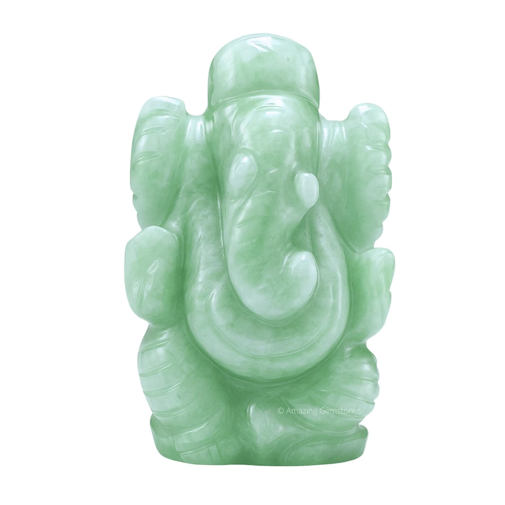 Amazonite Ganesha Crystal Idol