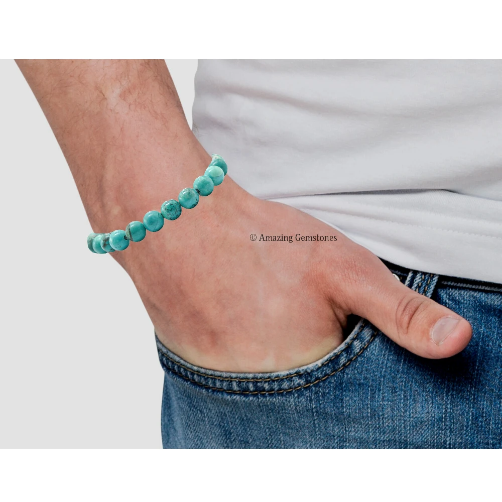 Stabilized Turquoise Bracelet (Strechable)