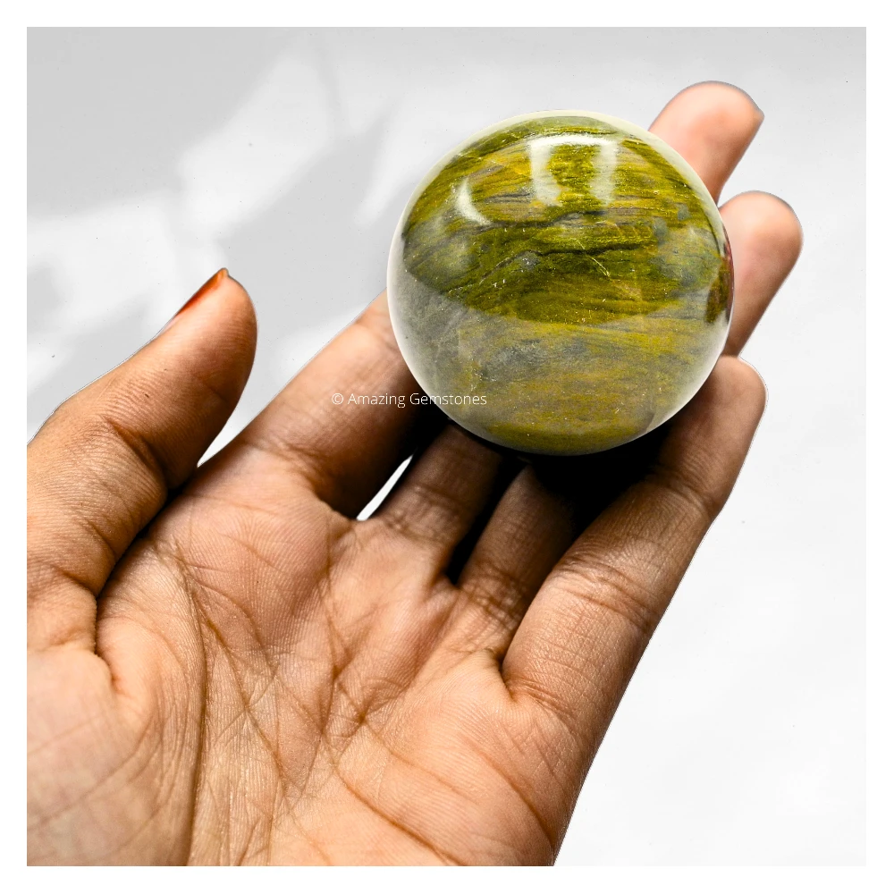 Vesuvianite Sphere (1.5 Inch)