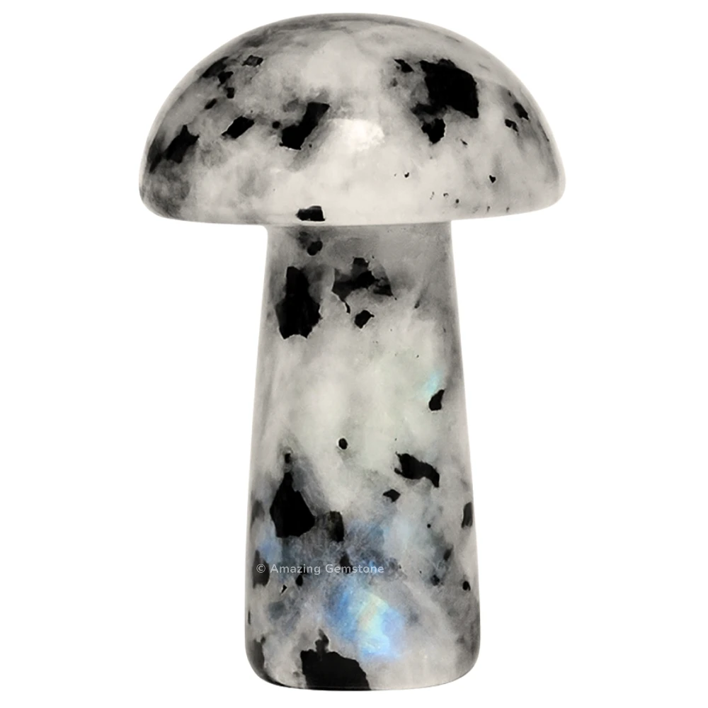 Rainbow Moonstone Crystal Mushroom
