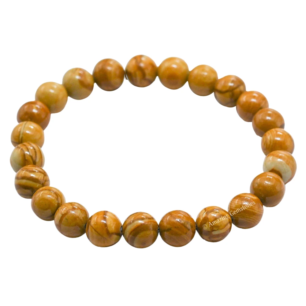 Yellow Jasper Bracelet (Strechable)
