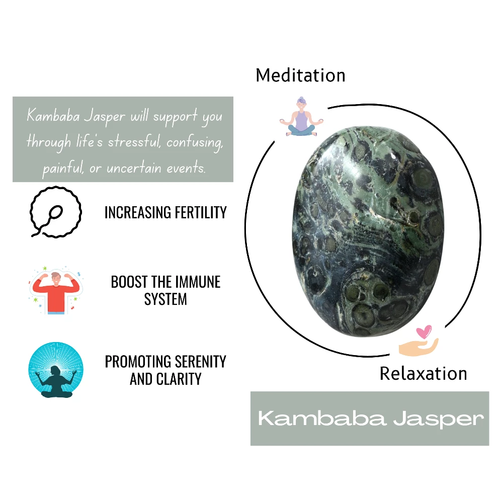 Kambaba Jasper Palm Stone