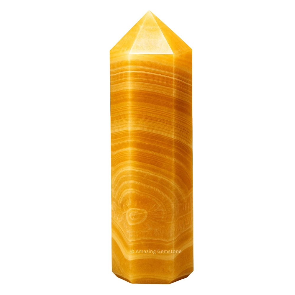 Yellow Calcite Tower (5.5" to 6" inch)
