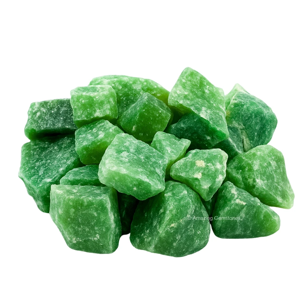 Green Strawberry Quartz Raw Crystals (1 LB)