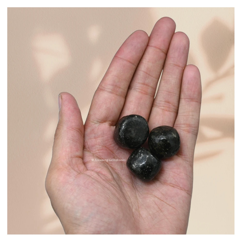Tumbled Nuummite Crystals Stones (1 oz)