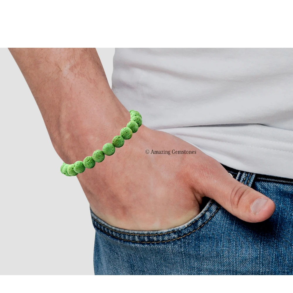 Green Lava Bracelet (Strechable)