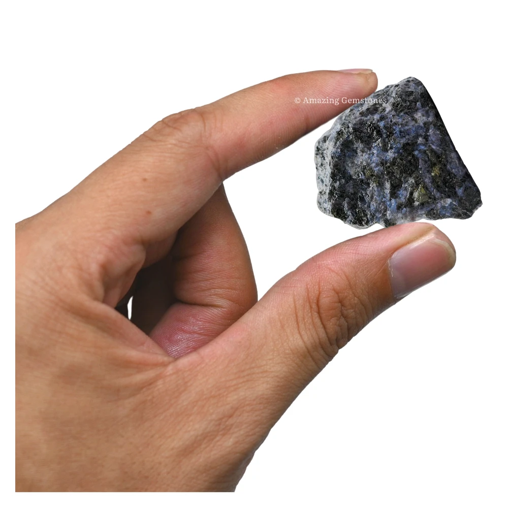 Indigo Gabbro Raw Crystals (5 Pieces)