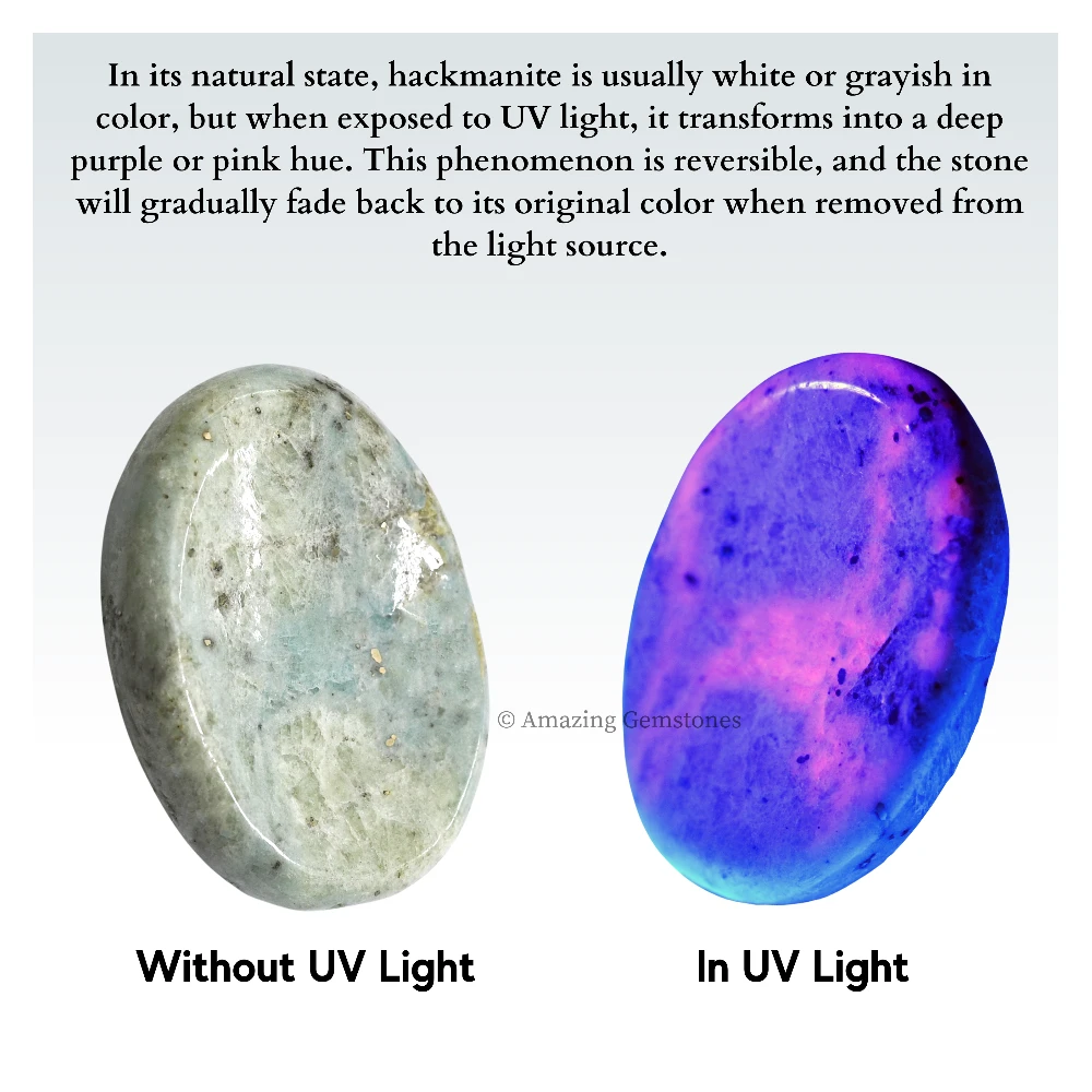 Hackmanite Worry Stone