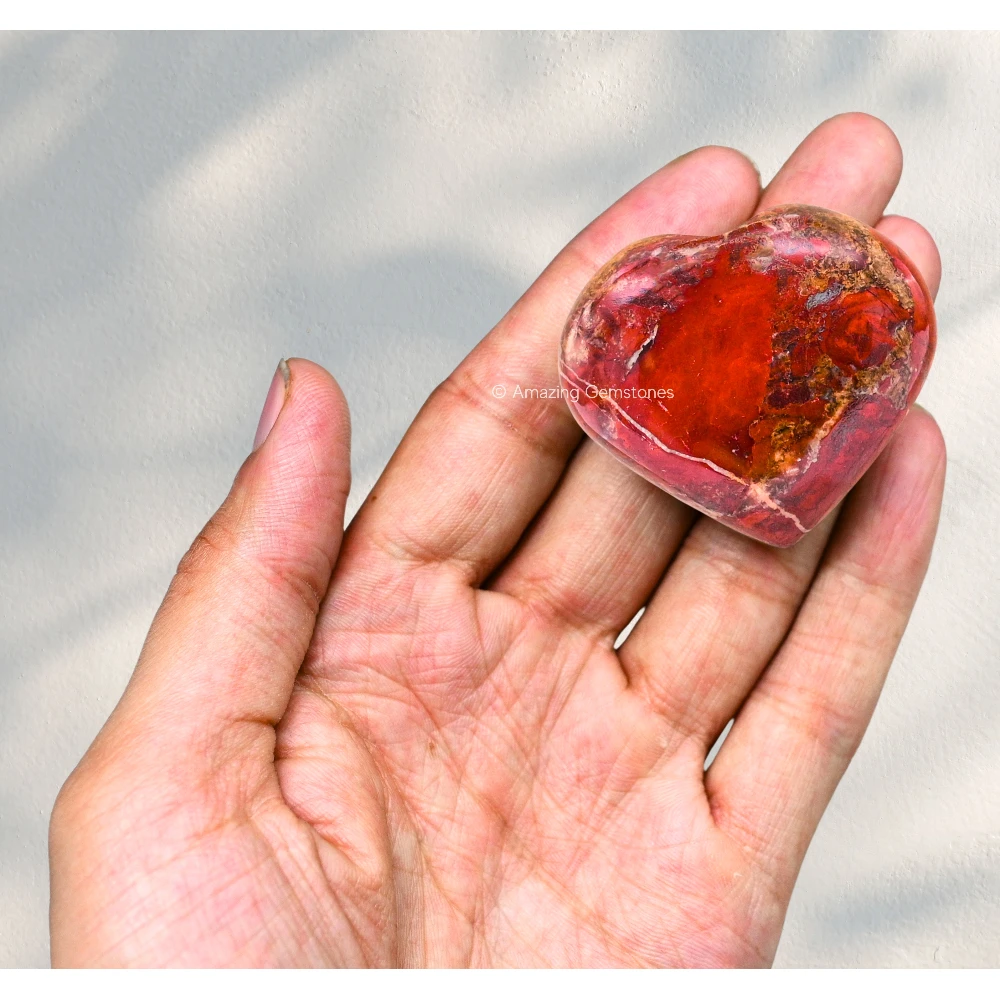 Brecciated Jasper Heart
