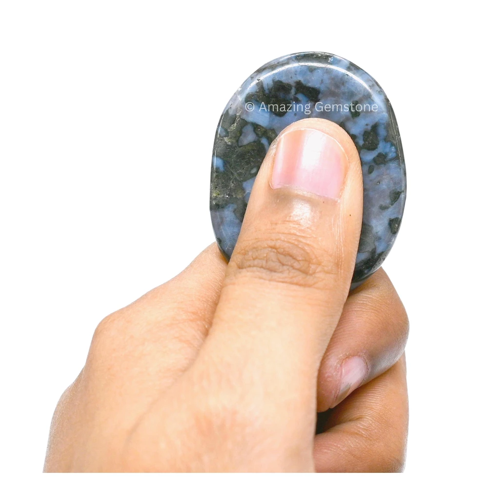 Indigo Gabbro Worry Stone