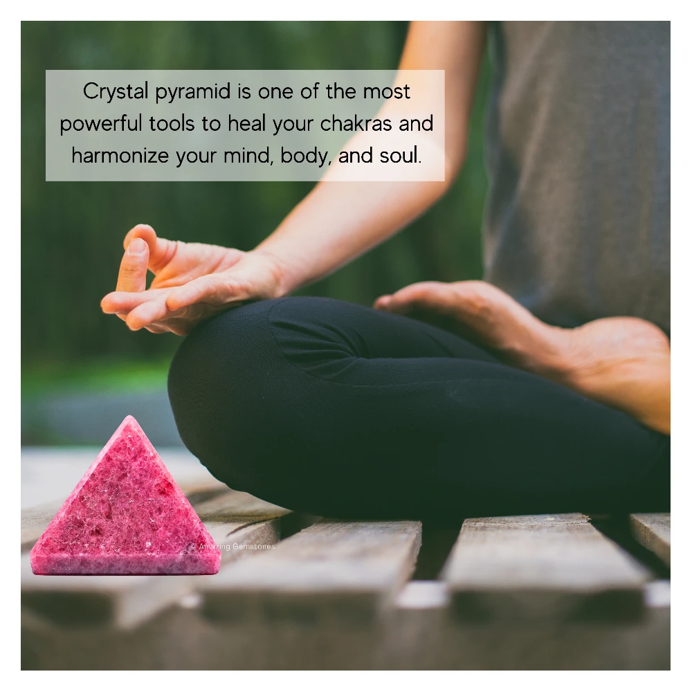 Rhodonite Pyramid (2 Inch)