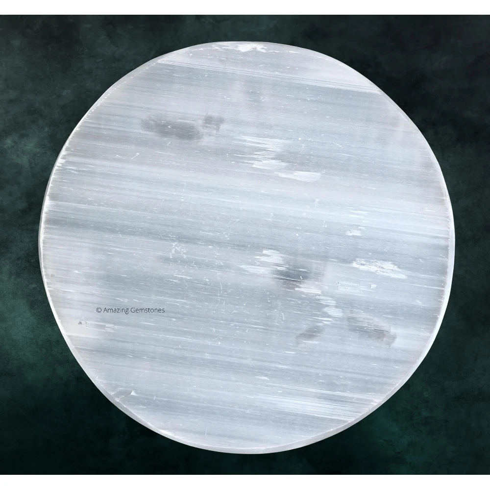 Selenite Charging Plate for Crystals (4 Inch)