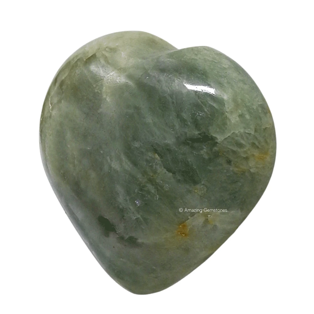 Yellow Aquamarine Heart
