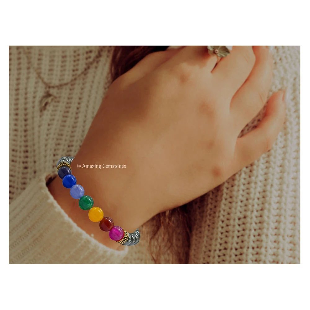Hematite Chakra Bracelet (Strechable)