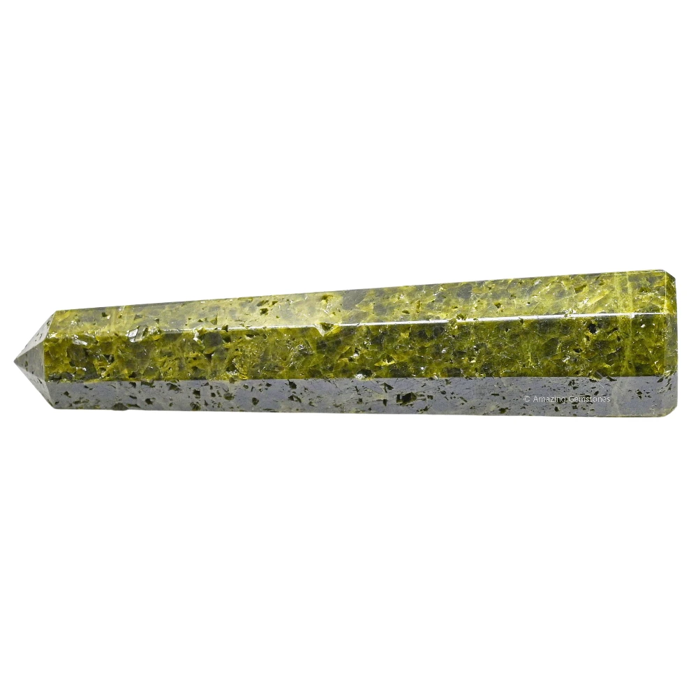 Green Tourmaline in Matrix Tower (3" to 4" inch)