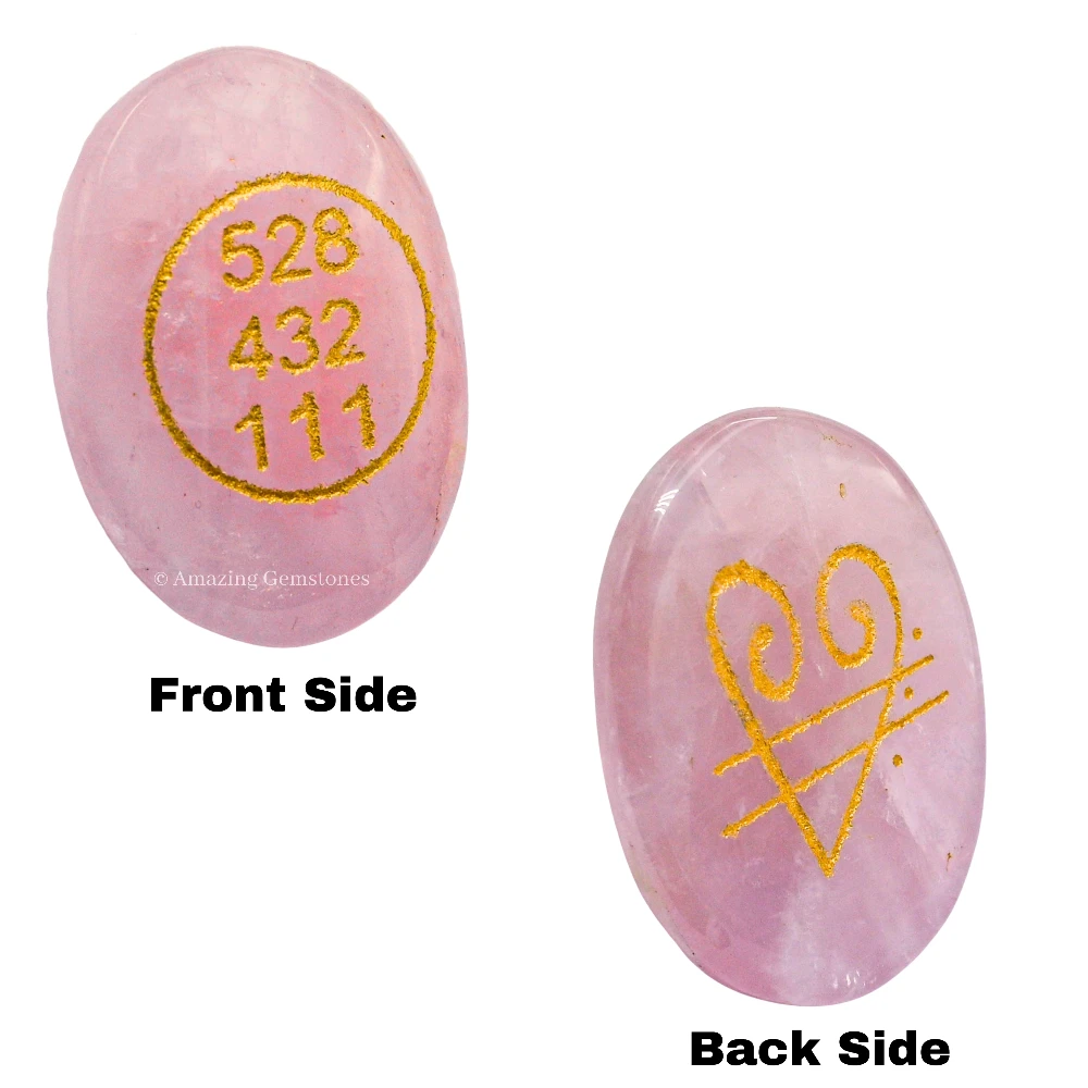 Rose Quartz Zibu Stone (Oval)