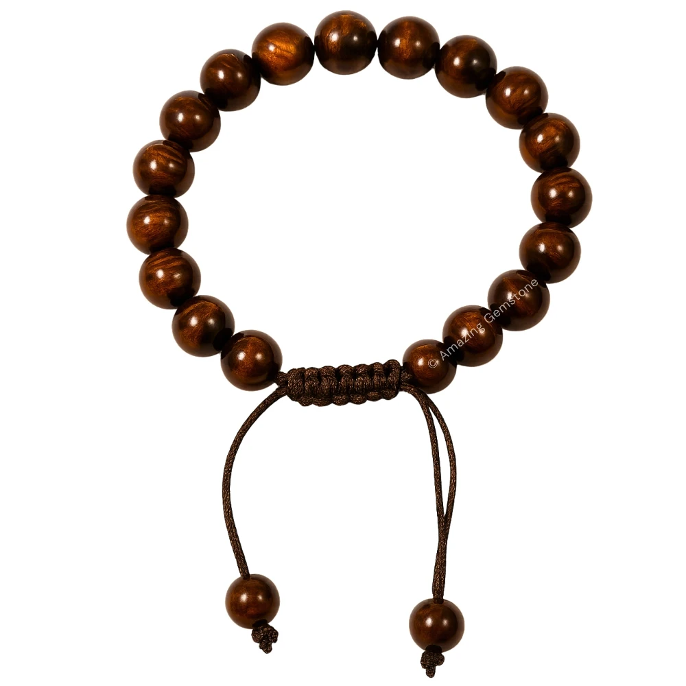 Red Tiger Eye Bracelet (Adjustable)