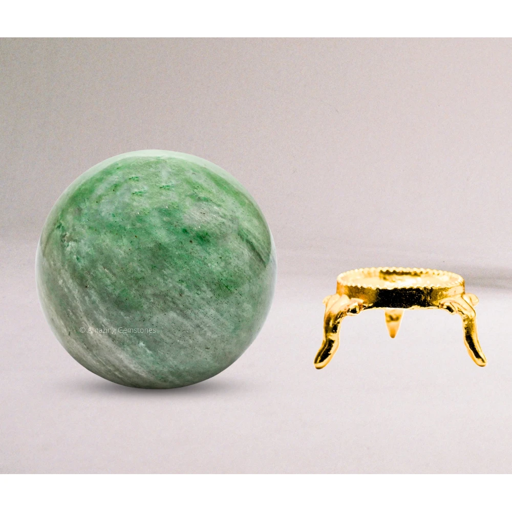 Large Green Aventurine Sphere (2.5 Inch)