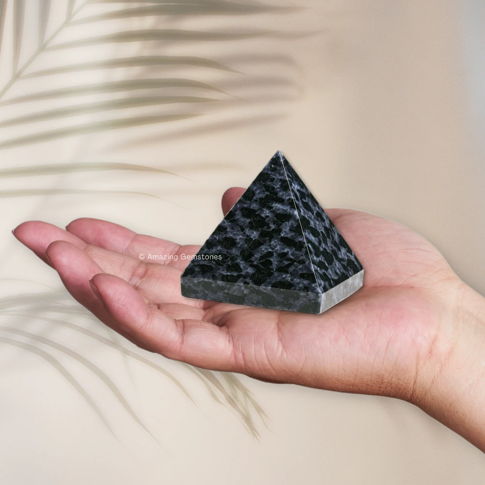 Indigo Gabbro Pyramid (2 Inch)