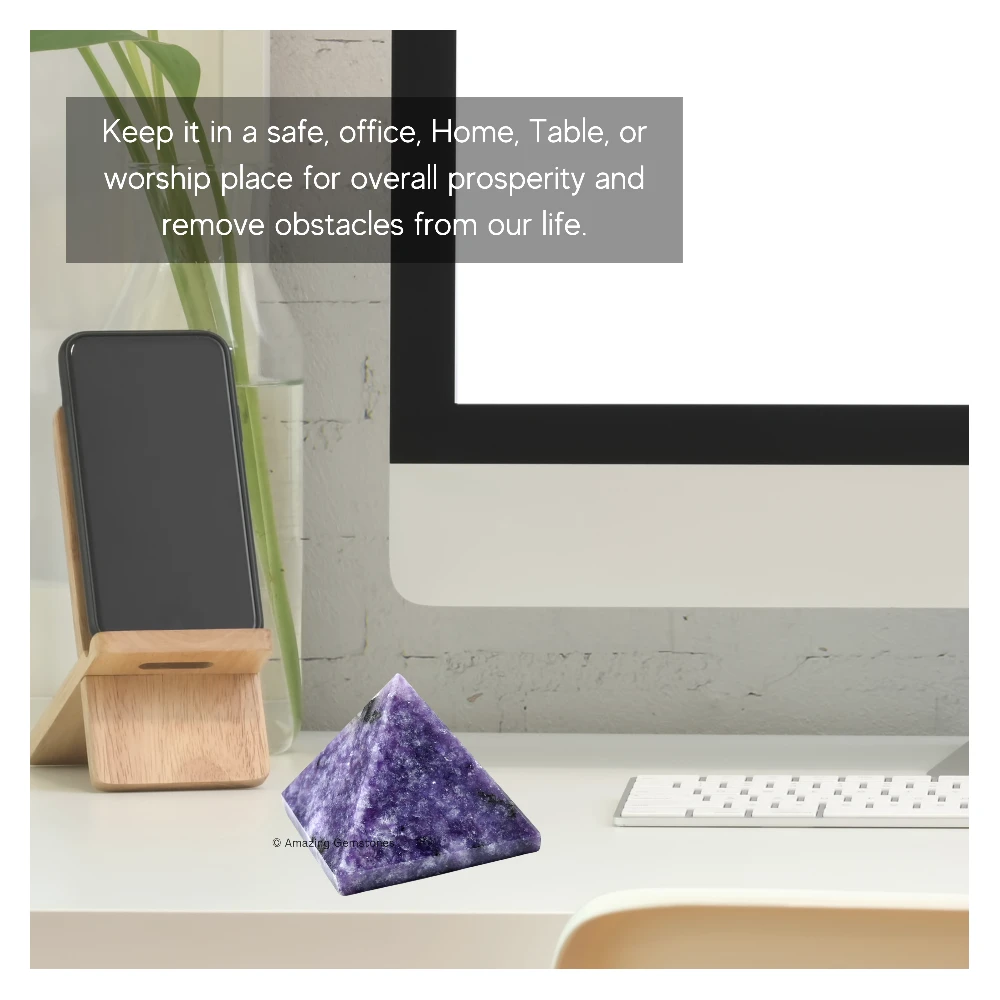 Lepidolite Pyramid (2 Inch)