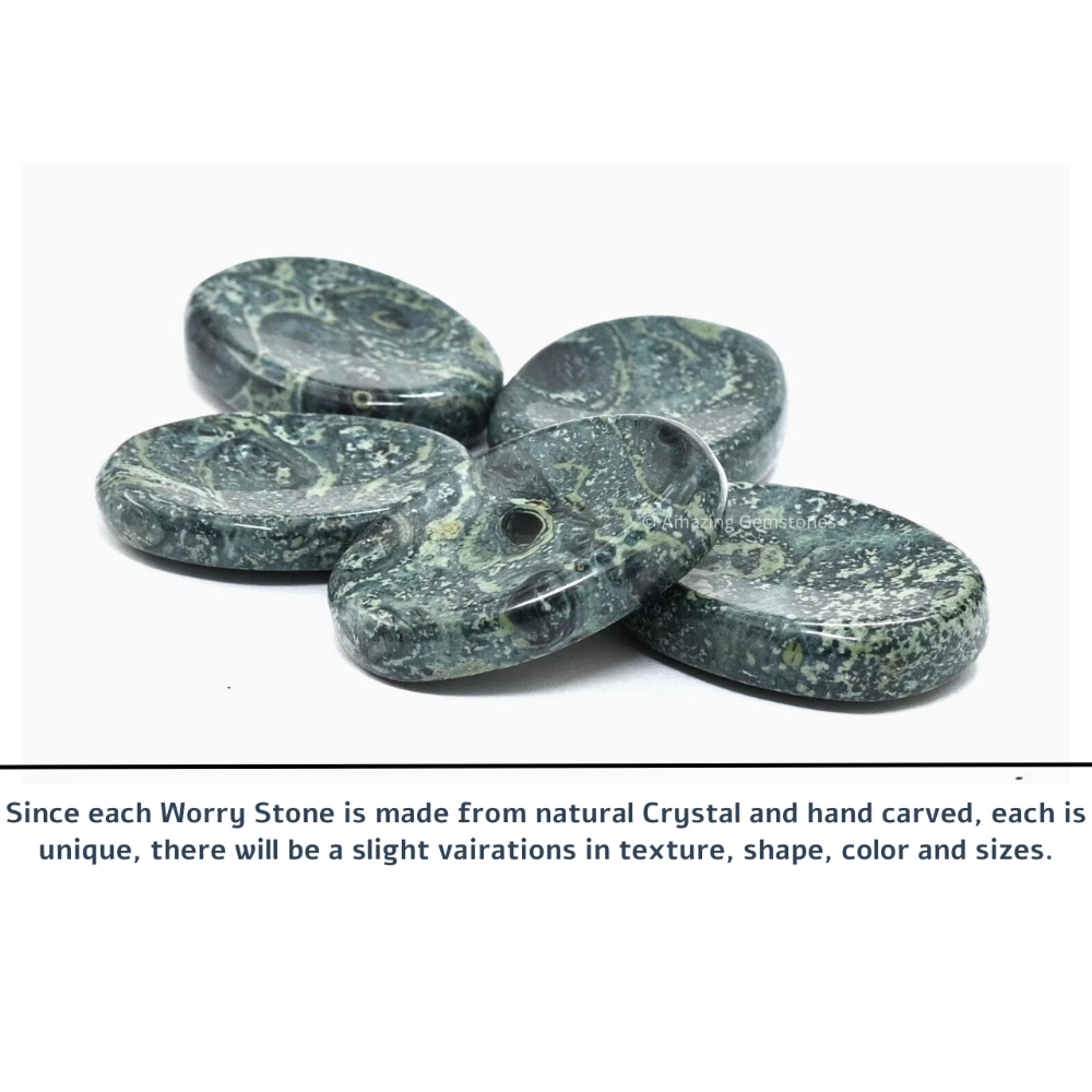 Kambaba Jasper Worry Stone