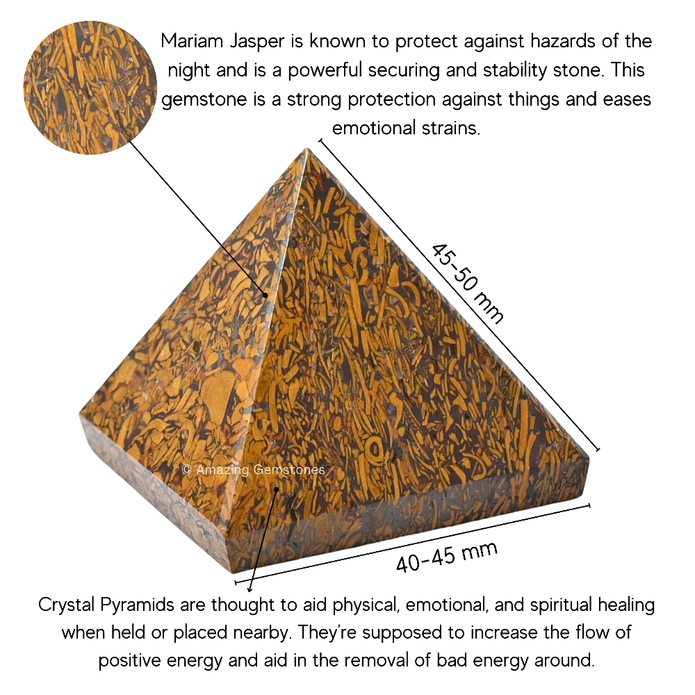 Mariyam Jasper Pyramid (2 Inch)