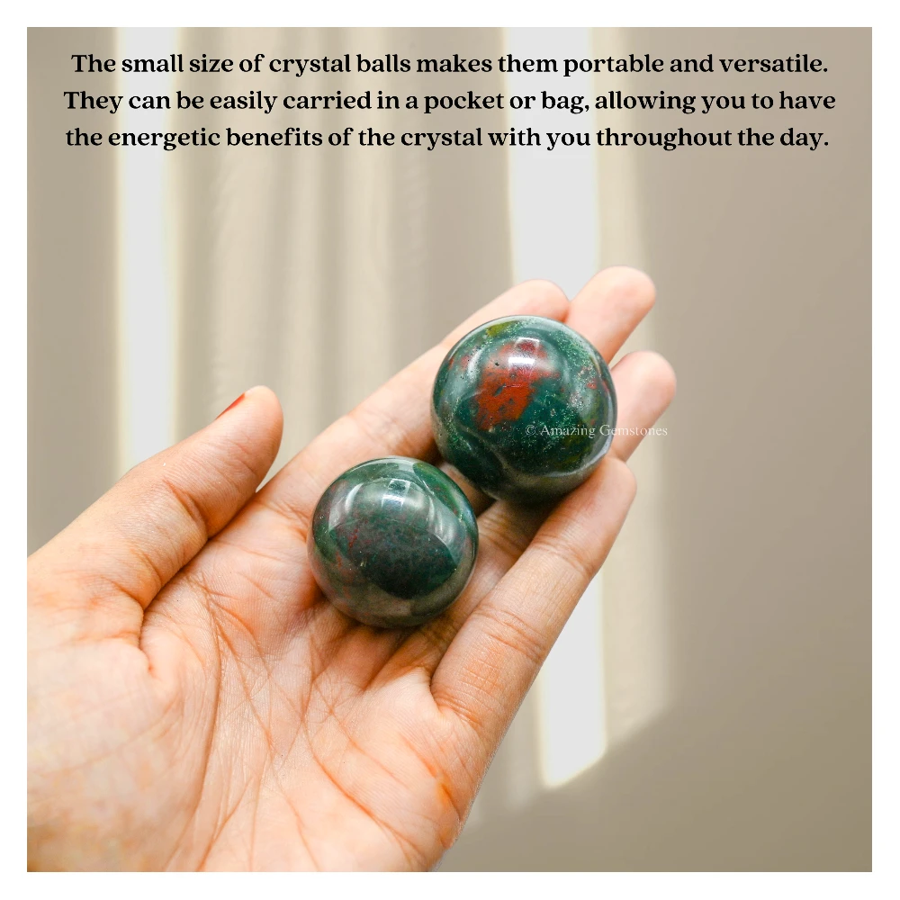 Bloodstone Sphere (1 Inch)