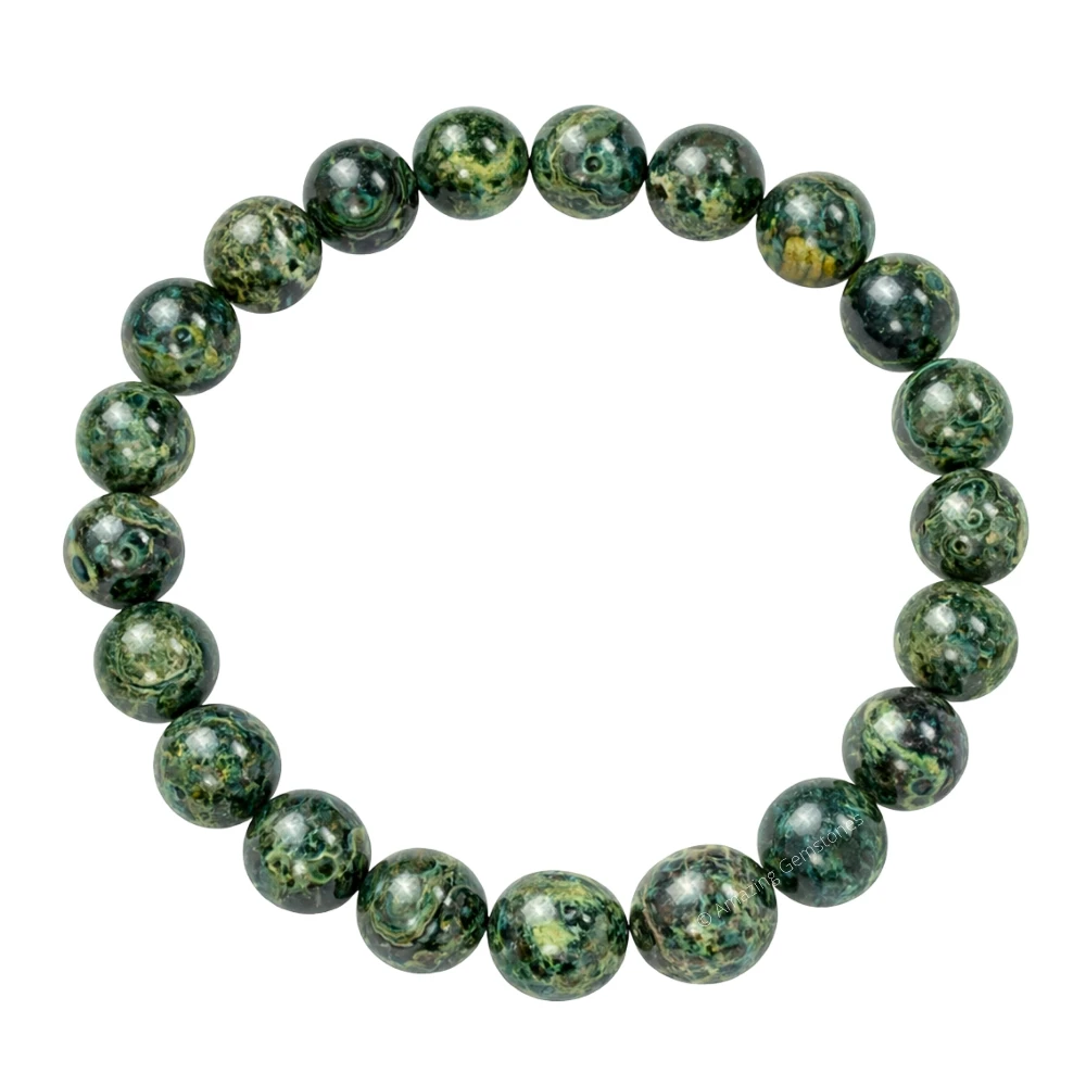 Kambaba Jasper Bracelet (Strechable)