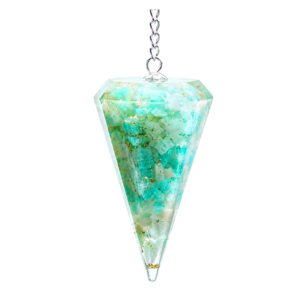 Amazonite Orgone Pendulum